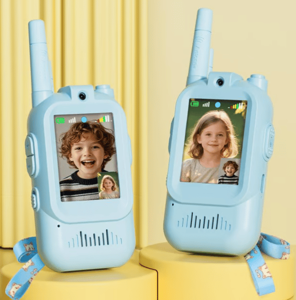 Kids Walkie Talkies w/ Camera (2-Pack) ๐ฑ๐ฎ โ Long Range & Fun Audio ๐ โ For Ages 3-12 ๐