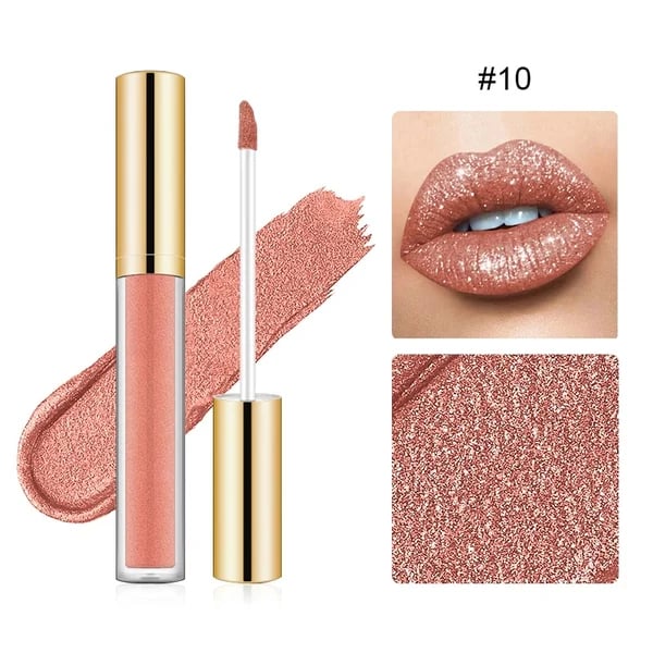 đŸ”¥Metallic Liquid Diamond Glitter Lipstick