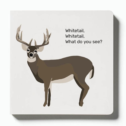 🦌 Whitetail. Whitetail. What Do You See? — Rounded-Corner & Reinforced Children's cards for the Hunting Family by Mueller Optics