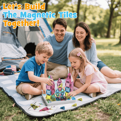 🎁🔥🧲 Children's Magnetic Building Blocks – STEM Educational Toys