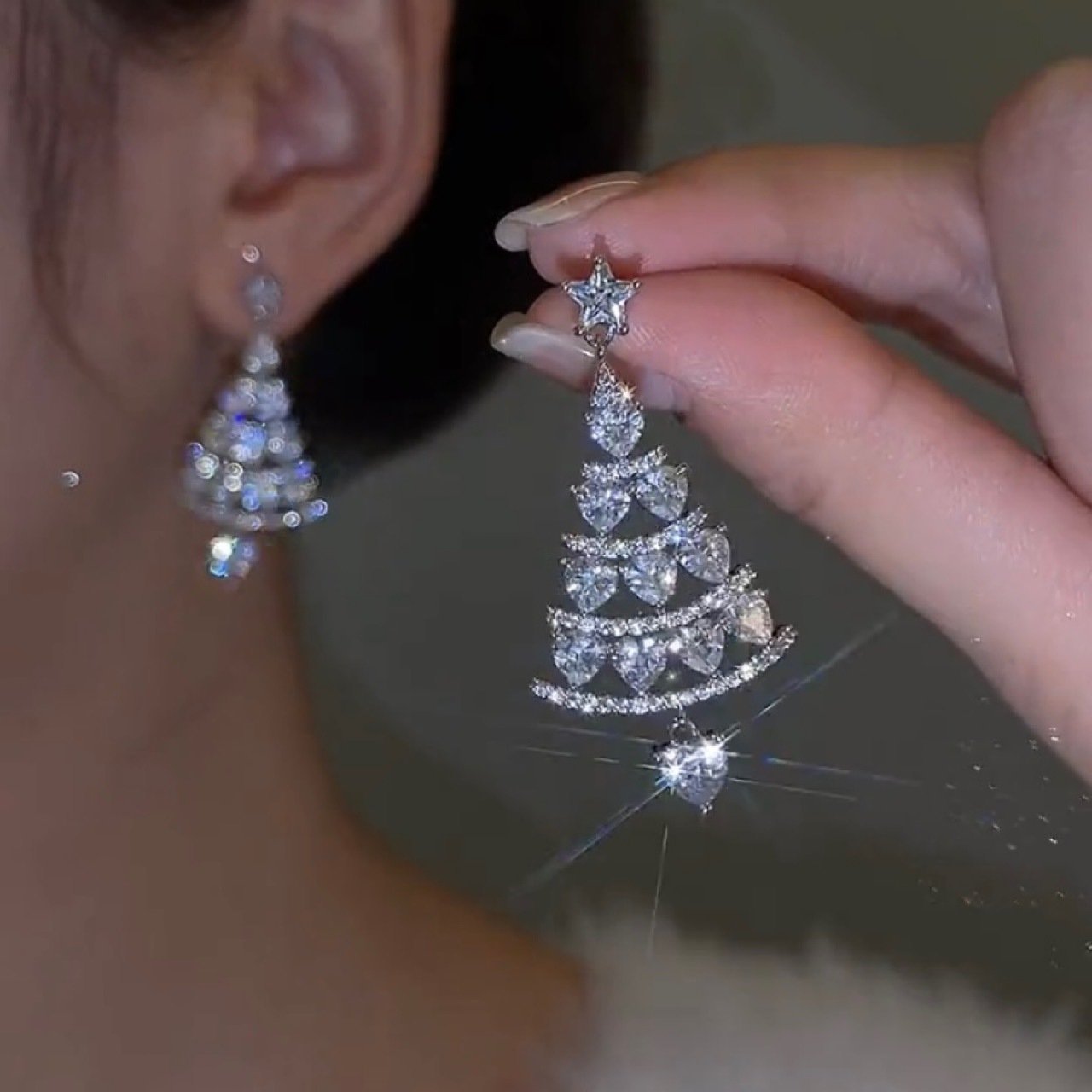 Tree earrings