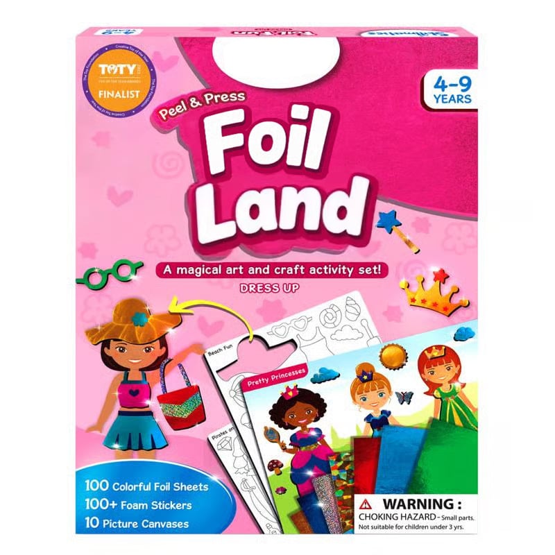 🏆Flash Sale⚡ 50K+ SOLD!💥Foil Art & Craft Activity 🤲💓No Mess Art Kit