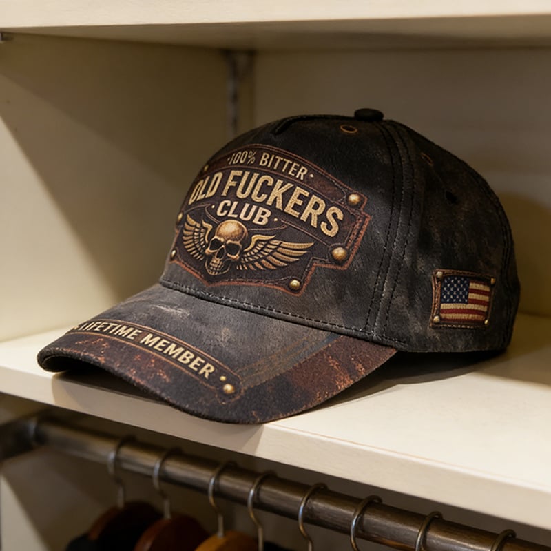 Cilifer®	🔥 Old Fuckers Club Vintage Baseball Cap