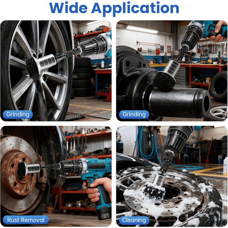Cilifer®Pro-Grade Wheel Hub & Stud Resurfacing Kit | Rust Removal Attachment