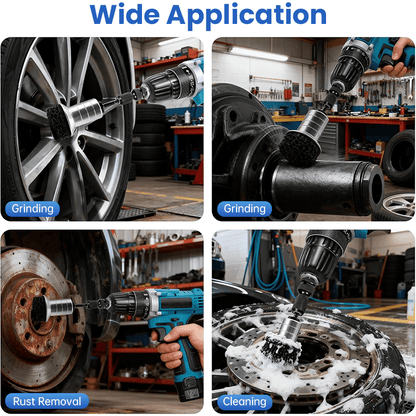 Cilifer®Pro-Grade Wheel Hub & Stud Resurfacing Kit | Rust Removal Attachment
