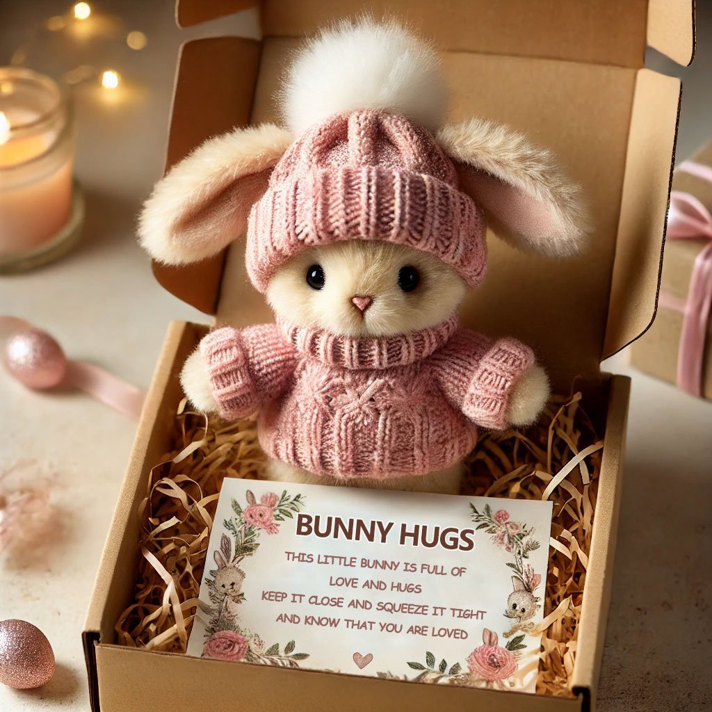 Cilifer®🎉Special Sale🐇Handmade Mini Bunny Hug Cute Easter Gift🎁