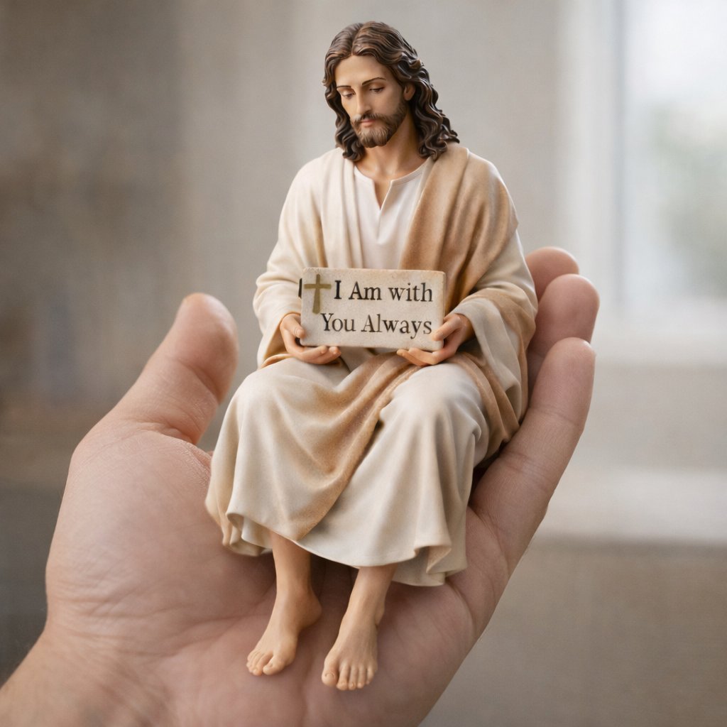 Cilifer®🔥Hot Sale 49% OFF -✨Handcrafted Jesus Figurine✝️Serene Desk Companion🙏