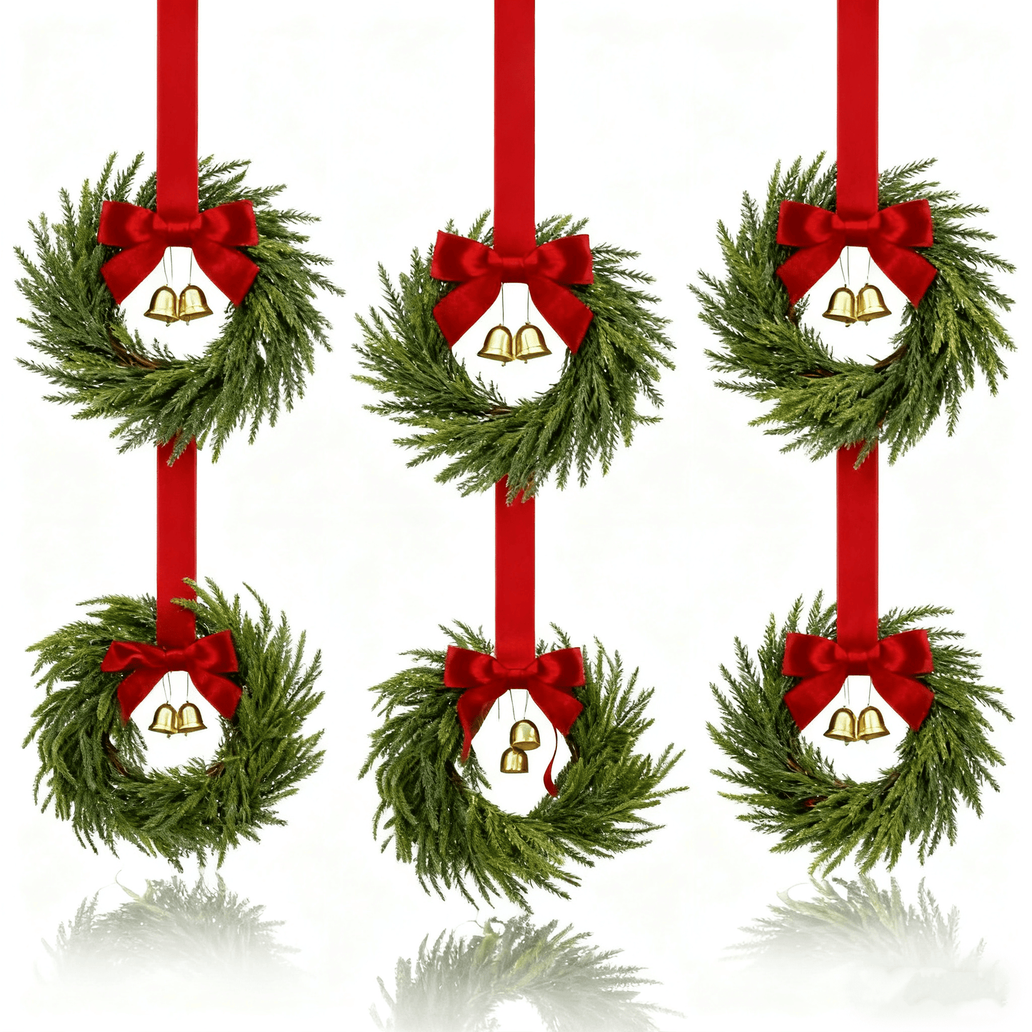 🎄Mini Christmas Wreaths✨Maximum Holiday Magic. Instant Festive Charm & Versatile Decor! 🎀