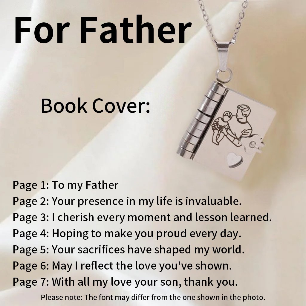 🎁💗My little star book necklace for daughter & son. birthday gift. graduation jewelry of love