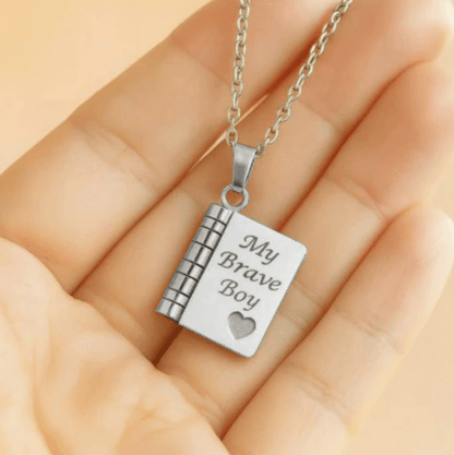 🎁💗My little star book necklace for daughter & son. birthday gift. graduation jewelry of love