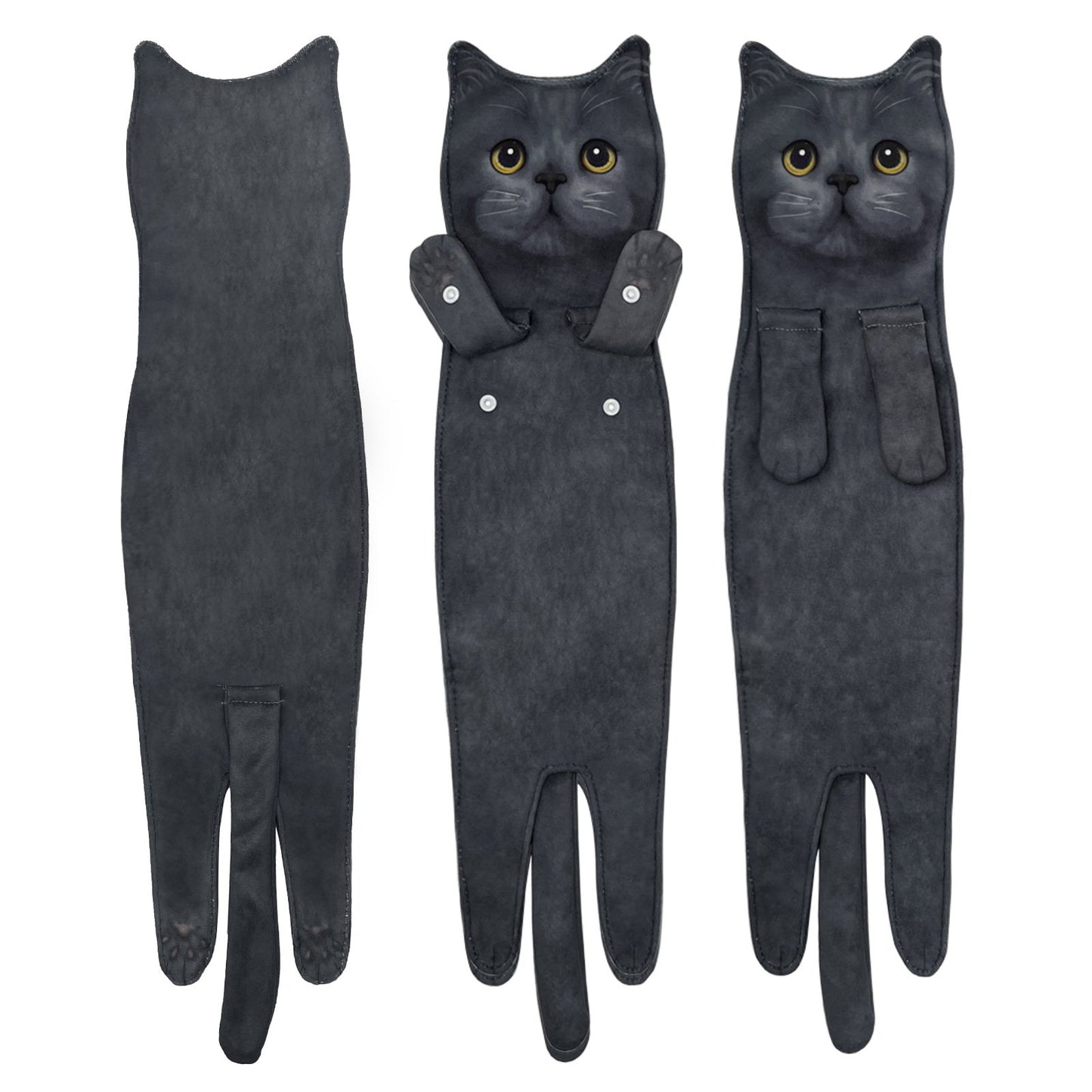 🎁 Early Christmas Sale — 🎅 Funny Cat Hand Towels