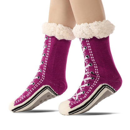 🔥Winter Hot Sale 49% OFF🔥 Ultra-thick Cashmere Slipper Home Socks