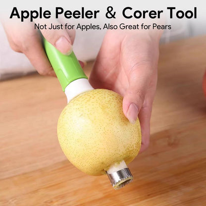 2-in-1 Apple Corer & Peeler 🍎🔪  Stainless Steel Fruit Tool  . Must-Have Kitchen Gadget ✨
