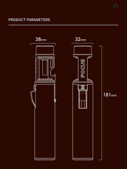Airbrush Windproof Lighter