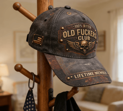 Old Fuckers Club Vintage Baseball Cap