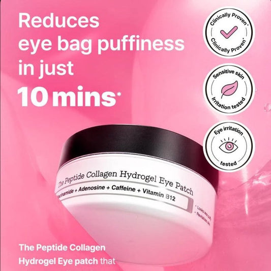 ✨  Peptide Hydrogel Eye Patch | 60 Pairs · K-Beauty Eye Revival Essential