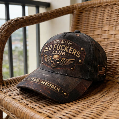 Cilifer®	🔥 Old Fuckers Club Vintage Baseball Cap