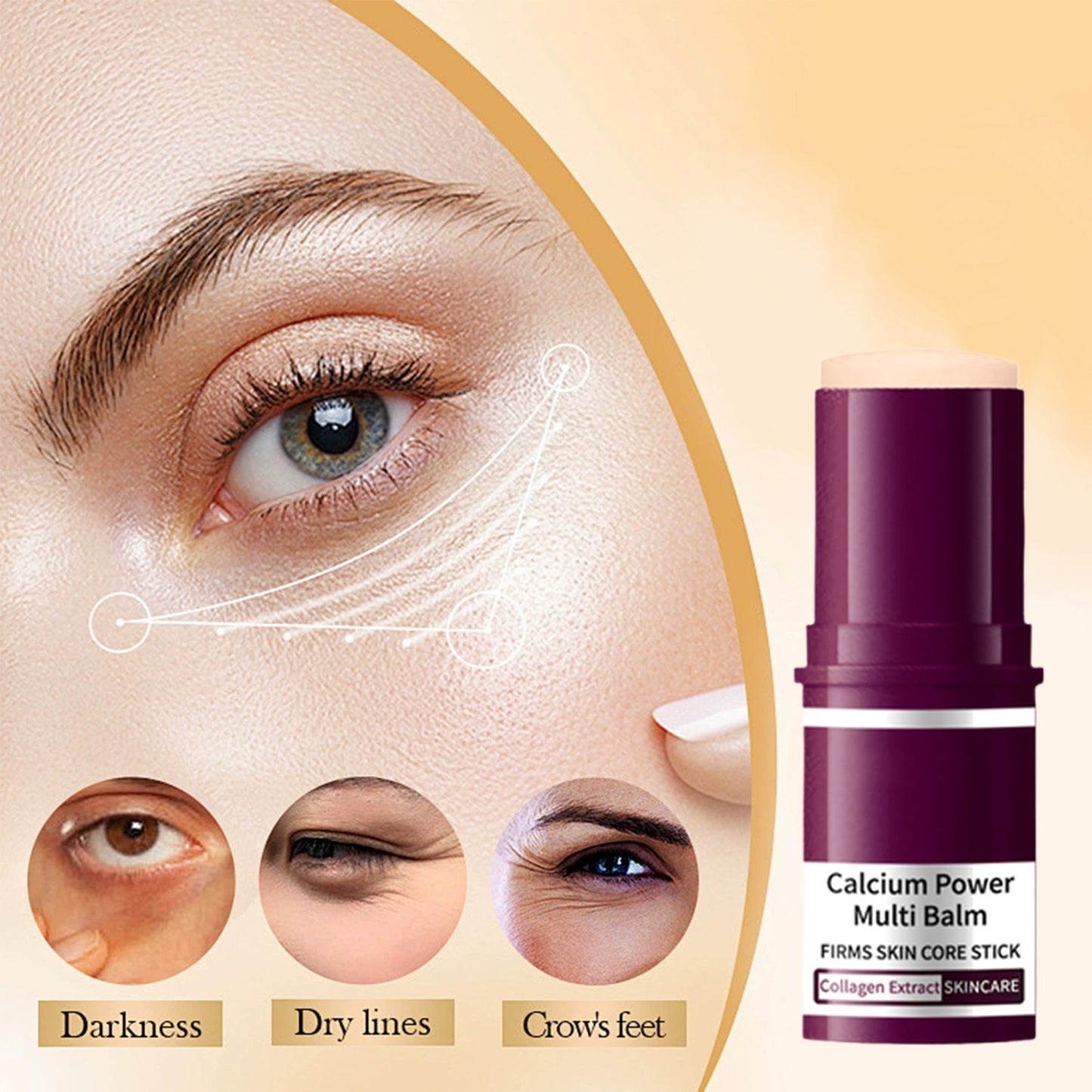 ✨🏆 #1 Bestselling🏆--Calcium Eye Cream 💫 Anti-Aging & Firming Korean Skincare Stick🔥