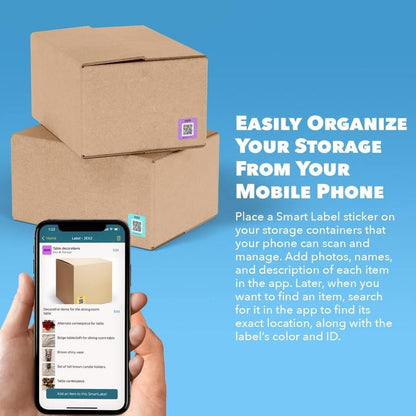 📦📱 Color-Coded QR Labels – Scan. Organize & Find Fast! 🔴🟢🔵🟡 (48 Pack)