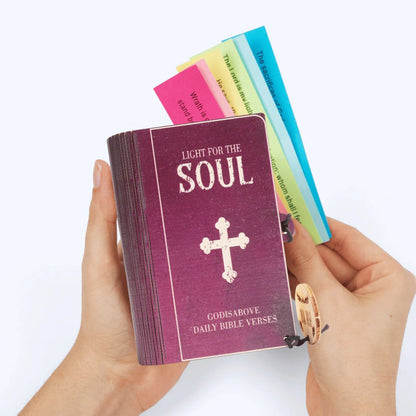 🔥Limited Time Discount🎁 ✝️Handmade Wooden Bible Verses Box - Daily Bible Verses (🎁 A Reminder of God's Words💖)