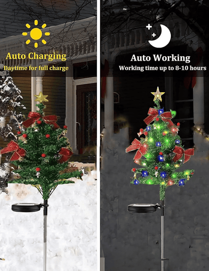 🔥Last Day 49% OFF -🎄Solar Christmas Trees Lights