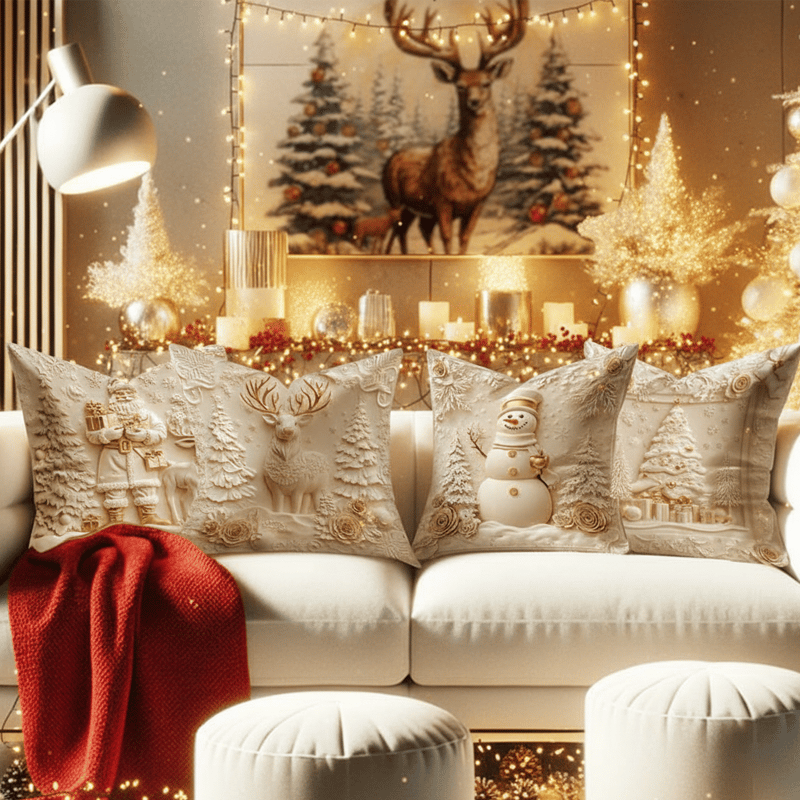 🔥Christmas Themed Cushion Cover