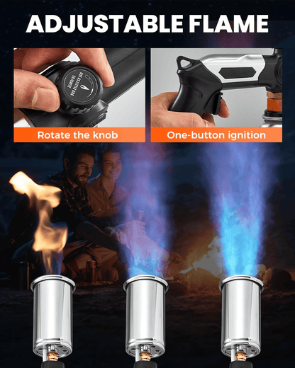 Cilifer®Powerful Propane Torch(Propane Tank Not Included)  Instant Ignition for Grilling. Charcoal. Soldering & Outdoor Cooking