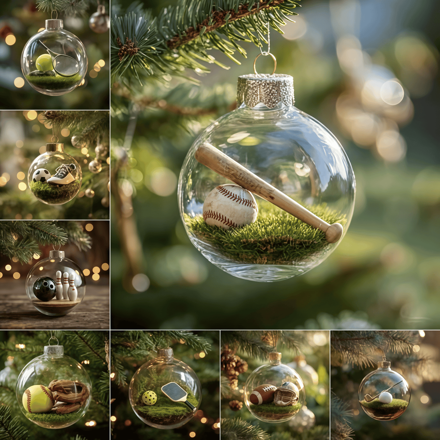 🕒🚨Limited release-🌲Christmas Gift--⚾Sports Holiday Ornament