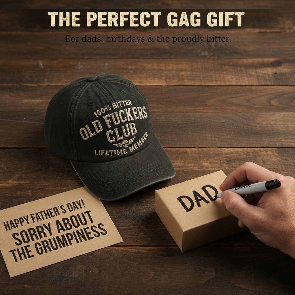 🔥 2026-BUY 2 GET 1 FREE🧢 Own Your Attitude! Vintage 'Old F*ckers Club' Hat 😎🔥 Perfect Gag Gift with Bold Style! 🎁