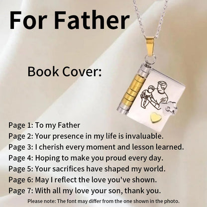 🎁💗My little star book necklace for daughter & son. birthday gift. graduation jewelry of love