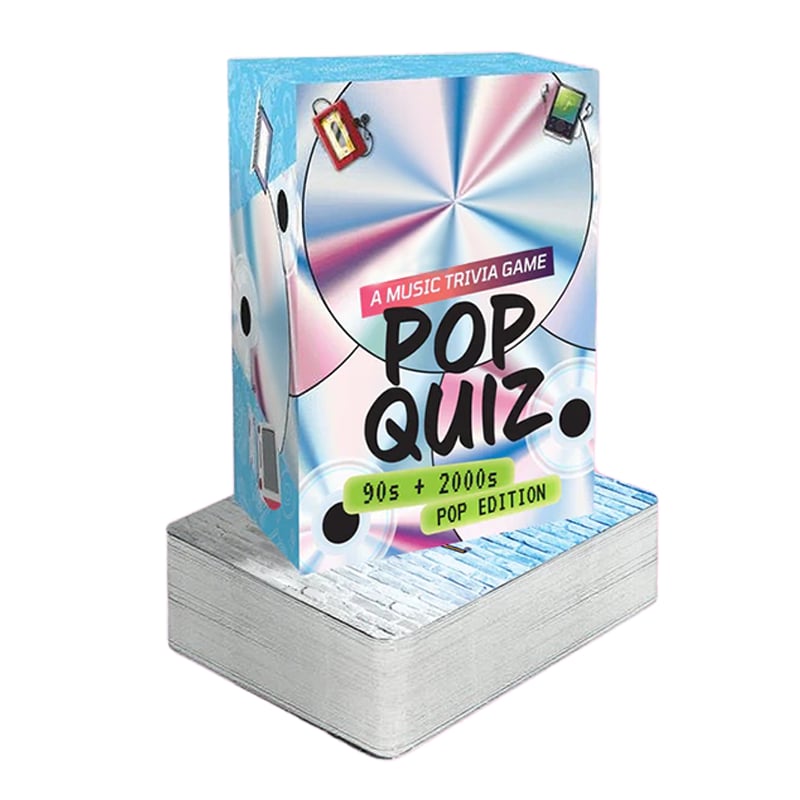 90s & 00s Music Game Cards | Lyrics Pop Quiz Pop Quiz 90s & 2000s Edition Music Trivia Game🎤