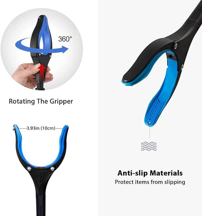 2025 Newly Upgraded Foldable Grabber with 360° Rotating Clip
