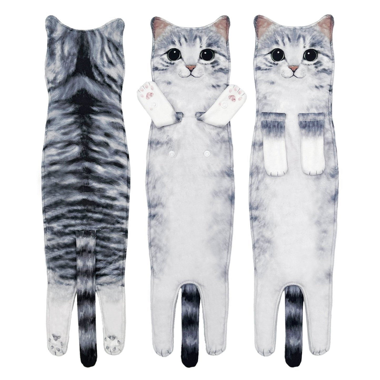🎁 Early Christmas Sale — 🎅 Funny Cat Hand Towels