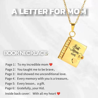 🎁💗My little star book necklace for daughter & son. birthday gift. graduation jewelry of love