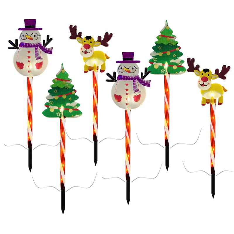 🎄🎁6-pack of moving Christmas lights