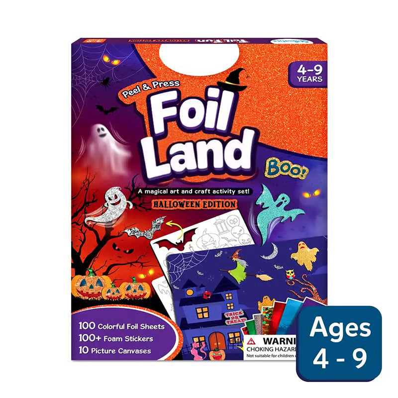 🏆Flash Sale⚡ 50K+ SOLD!💥Foil Art & Craft Activity 🤲💓No Mess Art Kit