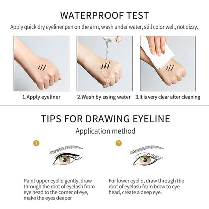 ✨14-Pack Eyeliner Pencil Waterproof Colored Gel Liners