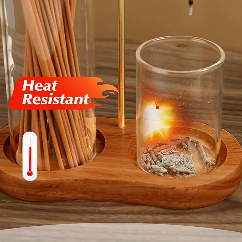 Cilifer®2 in 1 Incense & Candle Holder(Fragrance-free)