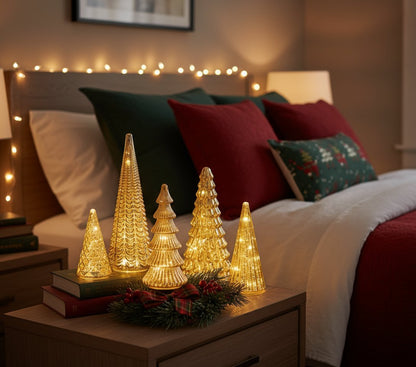 BFF Collection Set of 5 Illuminated Trees