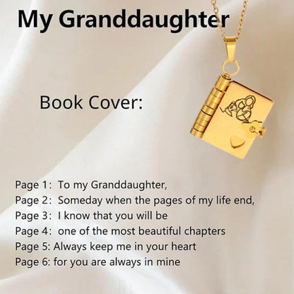 🎁💗My little star book necklace for daughter & son. birthday gift. graduation jewelry of love