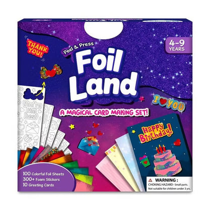 🏆Flash Sale⚡ 50K+ SOLD!💥Foil Art & Craft Activity 🤲💓No Mess Art Kit