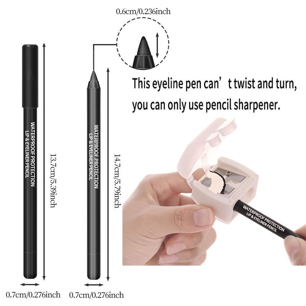 ✨14-Pack Eyeliner Pencil Waterproof Colored Gel Liners