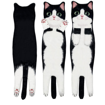 🎁 Early Christmas Sale — 🎅 Funny Cat Hand Towels