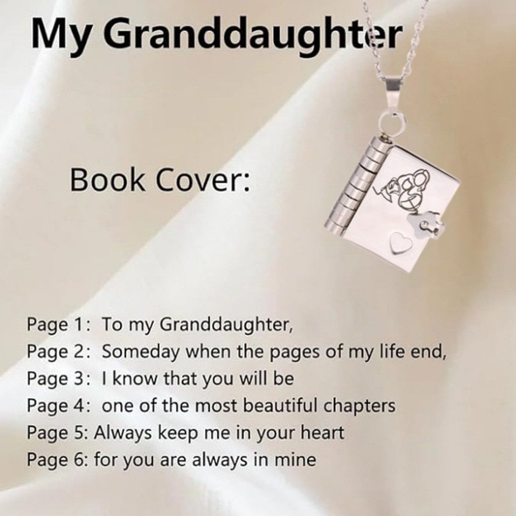🎁💗My little star book necklace for daughter & son. birthday gift. graduation jewelry of love