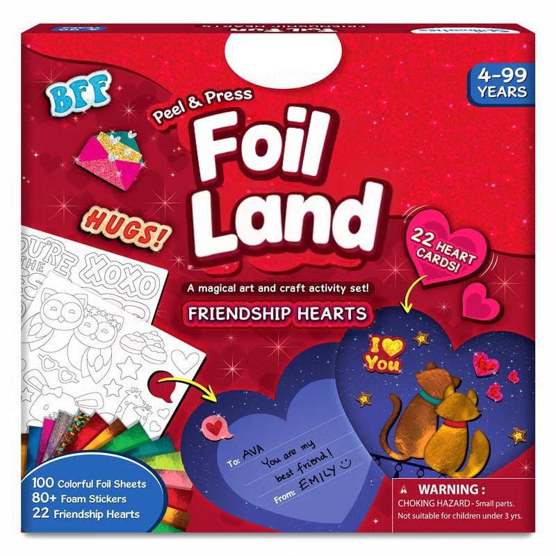 🏆Flash Sale⚡ 50K+ SOLD!💥Foil Art & Craft Activity 🤲💓No Mess Art Kit