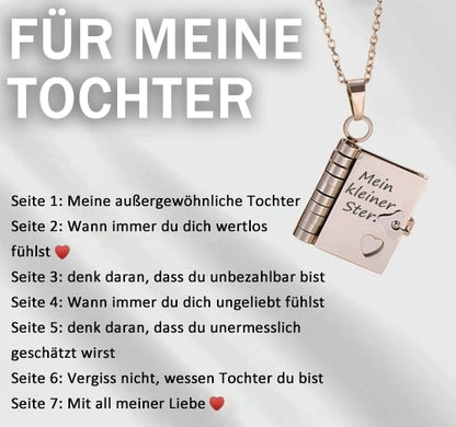 🎁💗My little star book necklace for daughter & son. birthday gift. graduation jewelry of love