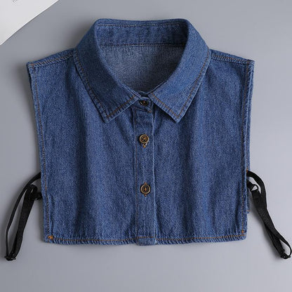 🔥Last Day 49% OFF 🔥 Denim False Collar – The Ultimate Layering Essential for Women 👕✨