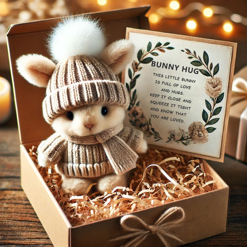 Cilifer®🎉Special Sale🐇Handmade Mini Bunny Hug Cute Easter Gift🎁