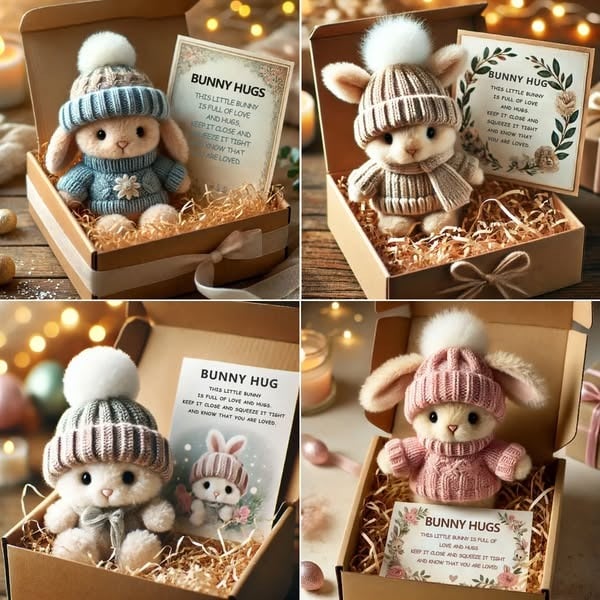 Cilifer®🎉Special Sale🐇Handmade Mini Bunny Hug Cute Easter Gift🎁