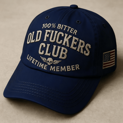🔥 2026-BUY 2 GET 1 FREE🧢 Own Your Attitude! Vintage 'Old F*ckers Club' Hat 😎🔥 Perfect Gag Gift with Bold Style! 🎁
